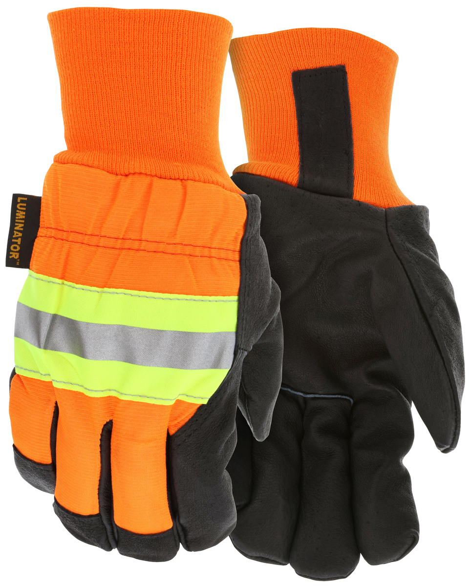 Luminator™ Pigskin Leather Insulated Drivers Gloves - Spill Control